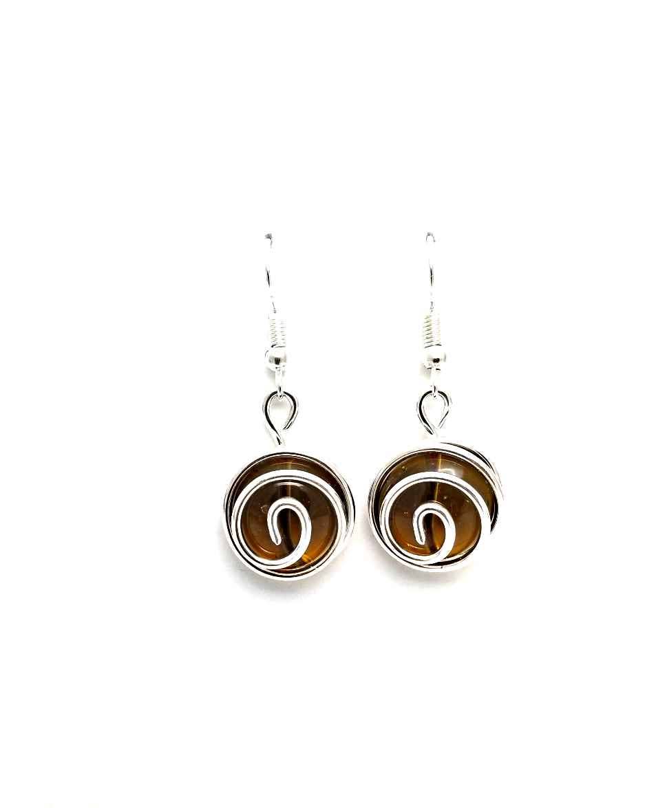 Earrings - Ocean Glass
