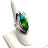 Flip Extra-large Semi-Precious Stone Inlaid Rings