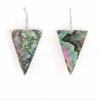 Earrings - Abalone Inlaid Geometric