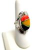 Flip Extra-large Semi-Precious Stone Inlaid Rings