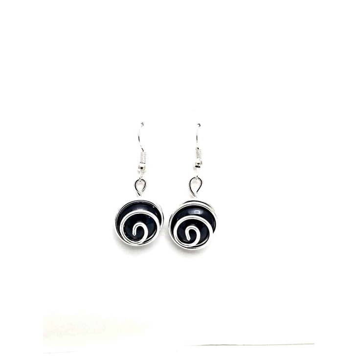Earrings - Ocean Glass