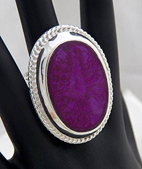 Oval Natural Stone Statement Ring