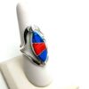 Flip Extra-large Semi-Precious Stone Inlaid Rings