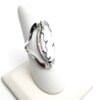 Lg Semi-Precious Stone Flip Ring