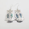 Earrings - Abalone Inlaid Design