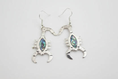 Earrings - Abalone Inlaid Design