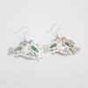 Earrings - Abalone Inlaid Design