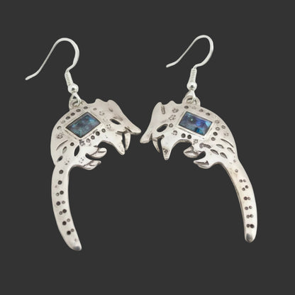 Earrings - Abalone Inlaid Design