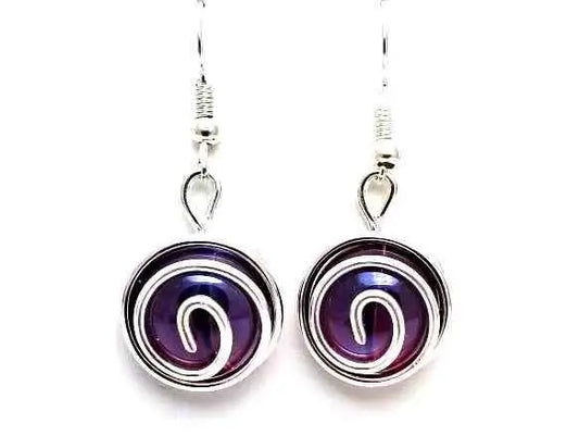 Earrings - Ocean Glass