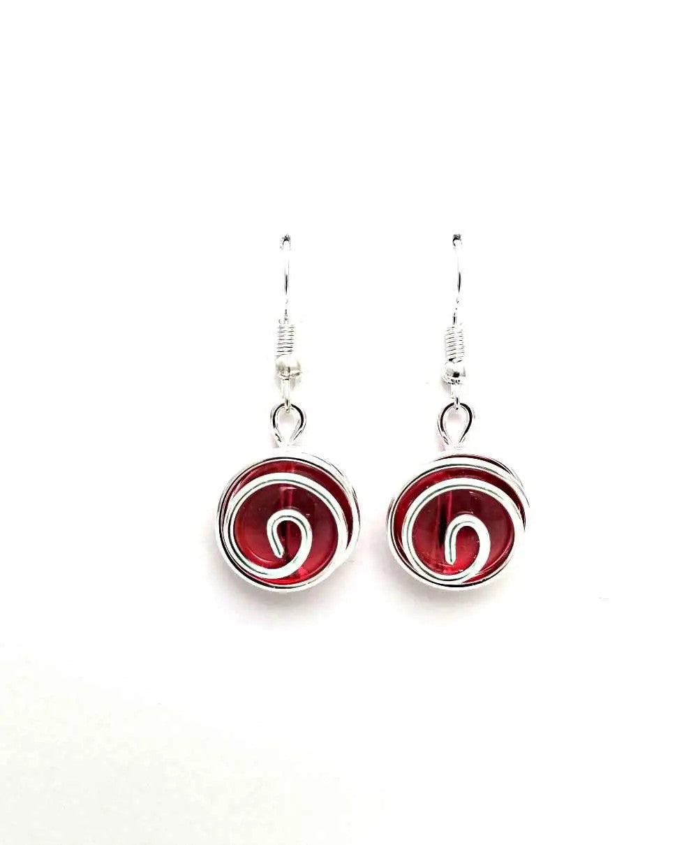 Earrings - Ocean Glass