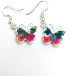 Earrings - Miniature Wildflower Terrarium Earrings
