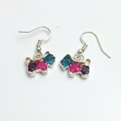Earrings - Miniature Wildflower Terrarium Earrings