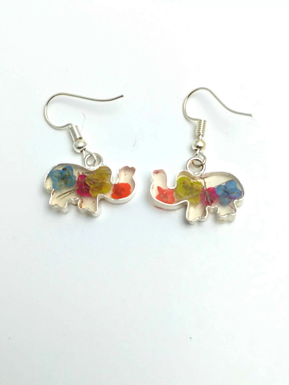 Earrings - Miniature Wildflower Terrarium Earrings