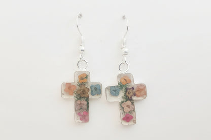 Earrings - Miniature Wildflower Terrarium Earrings
