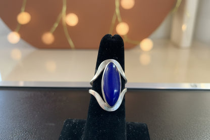Lg Semiprecious Stone Inlay Rings