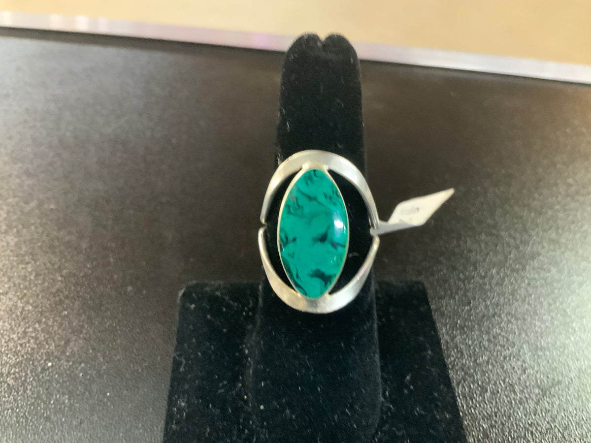 Lg Semiprecious Stone Inlay Rings