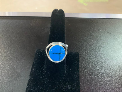 Lg Semiprecious Stone Inlay Rings