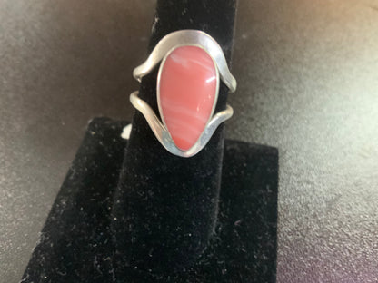 Lg Semiprecious Stone Inlay Rings