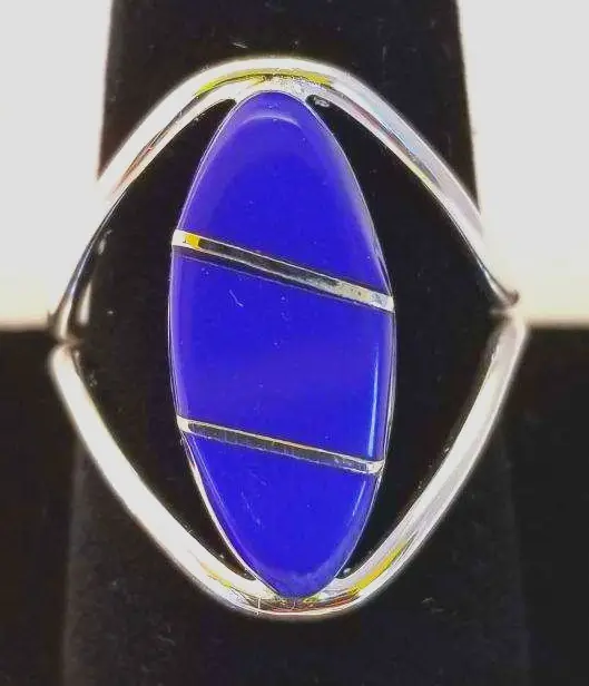 Western Sunset Silver Ring