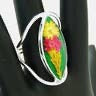 Wildflower Silver Terrarium Ring