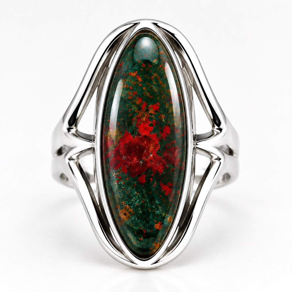 Wildflower Silver Terrarium Ring