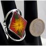 Wildflower Silver Terrarium Ring