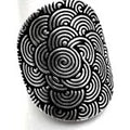 Rosetta Bouquet Silver Statement Ring