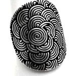 Rosetta Bouquet Silver Statement Ring