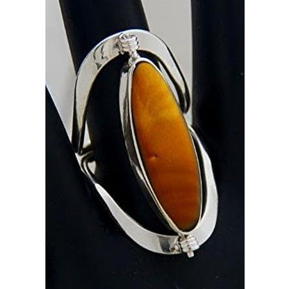 Flip Extra-large Semi-Precious Stone Inlaid Rings