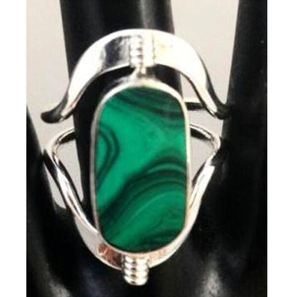 Lg Semi-Precious Stone Flip Ring