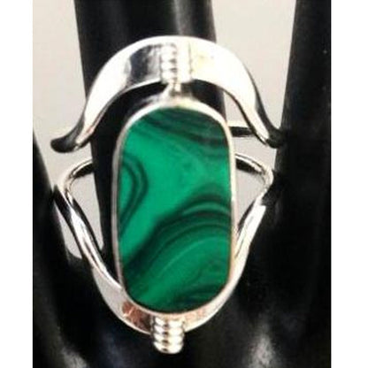 Flip Extra-large Semi-Precious Stone Inlaid Rings