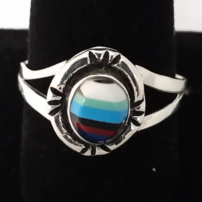 Women’s Great Spirit Semiprecious Stone Inlaid Rings