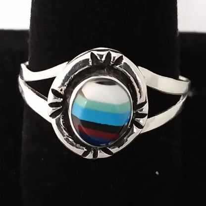 Women’s Great Spirit Semiprecious Stone Inlaid Rings