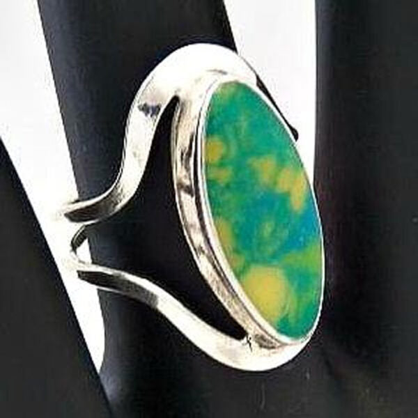 Semiprecious Stone Inlay Rings Inlay Size Large