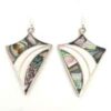Earrings - Abalone Inlaid Geometric