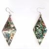 Earrings - Abalone Inlaid Geometric