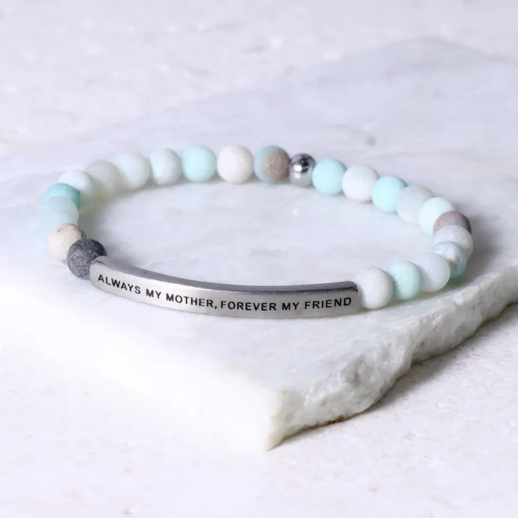 Bracelet: Always my Mother -Amazonite