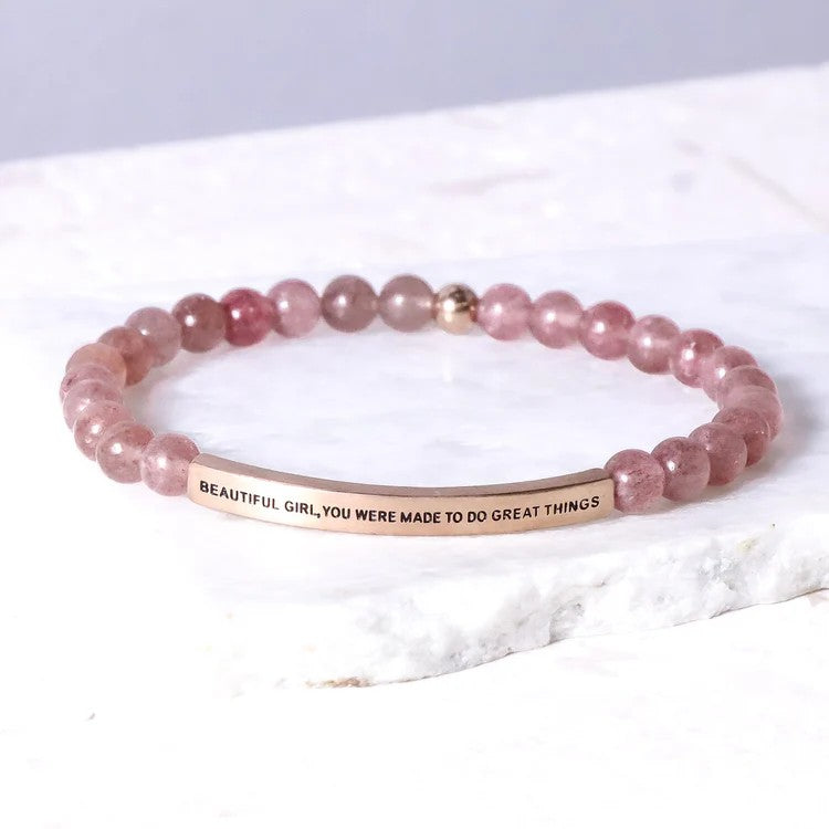 Bracelet: Beautiful Girl - Pink Quartz