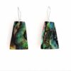Earrings - Abalone Inlaid Geometric