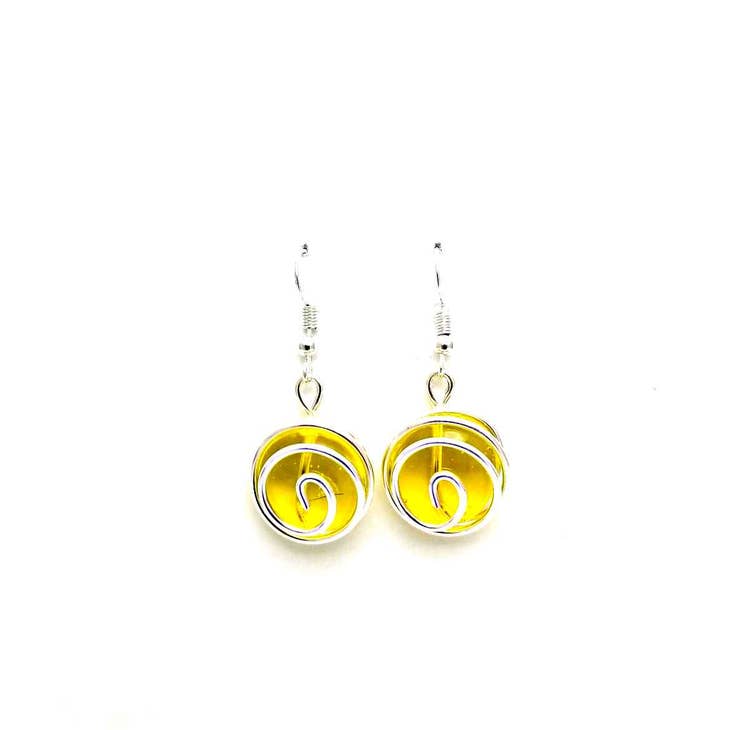 Earrings - Ocean Glass