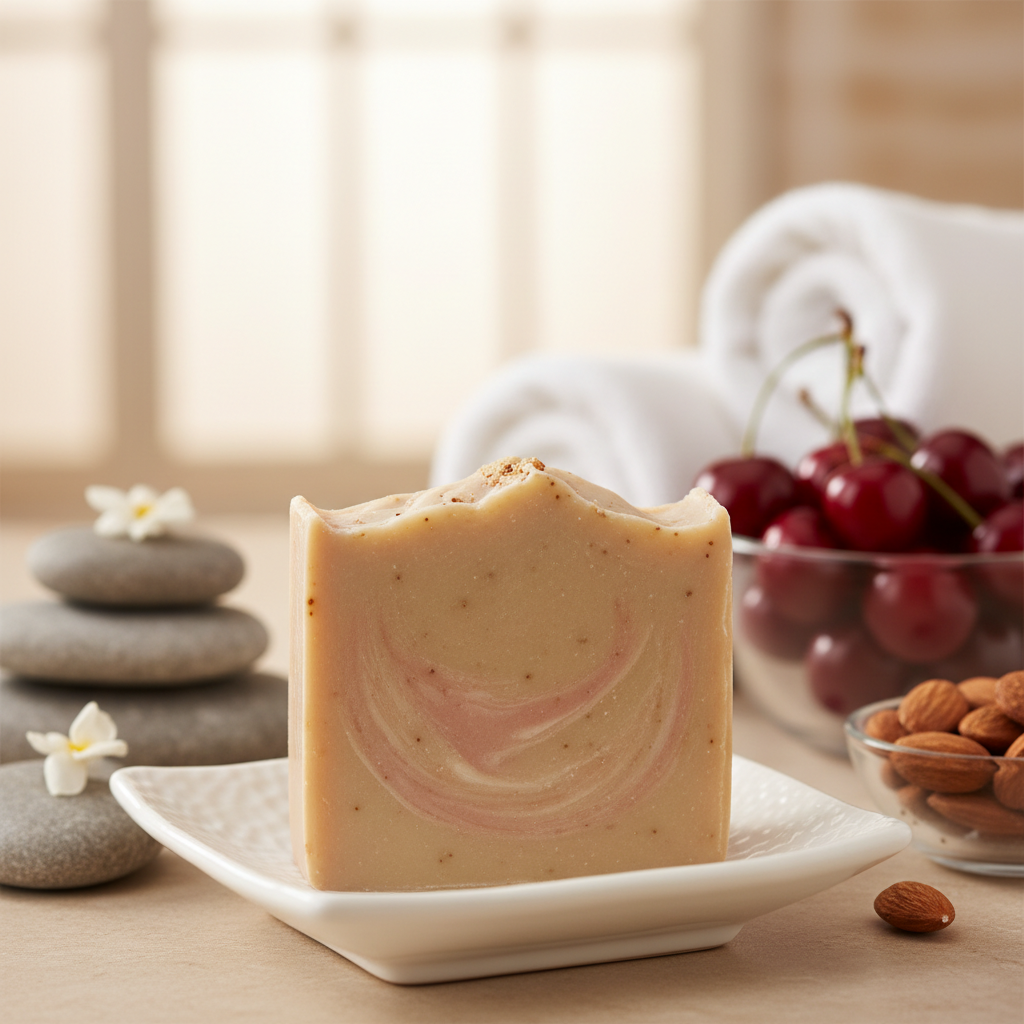 cherry almond bar soap