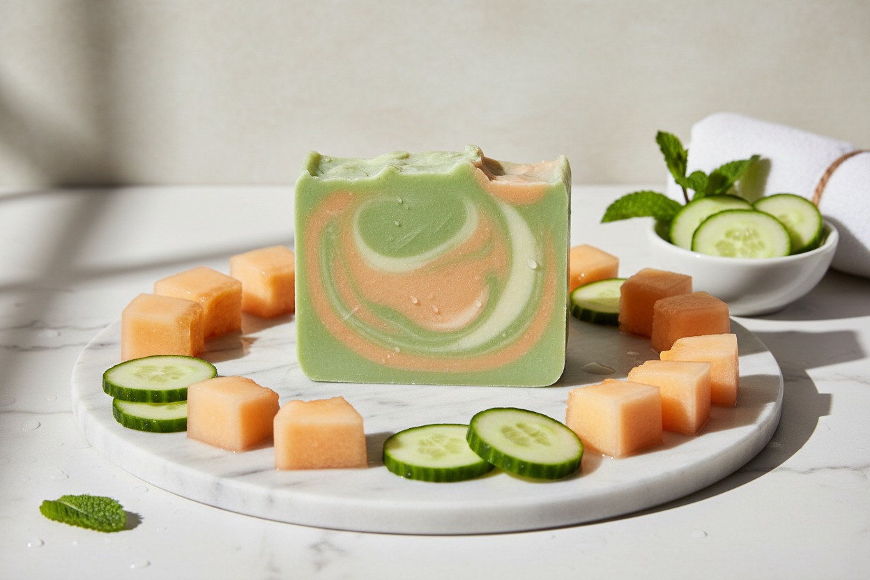 cucumber melon soap