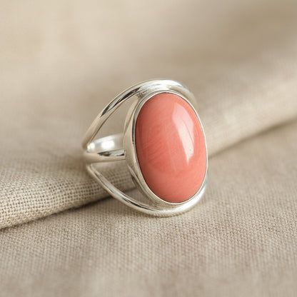 Lg Semiprecious Stone Inlay Rings