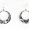 Earrings - Abalone Inlaid Geometric