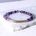Bracelet: God is Within Her - Amethyst