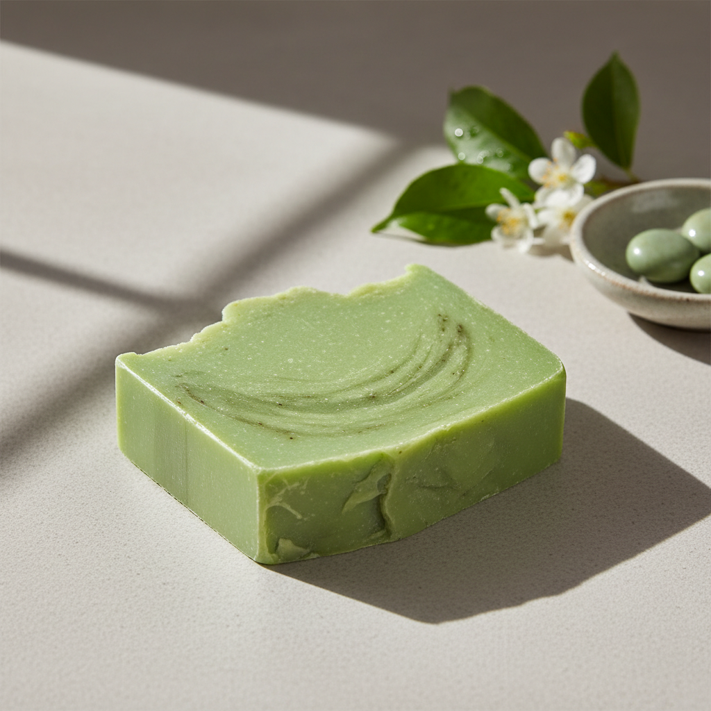 granney apple green bar soap