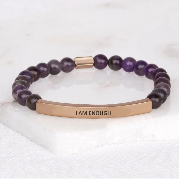 Bracelet - I am Enough - Amethyst
