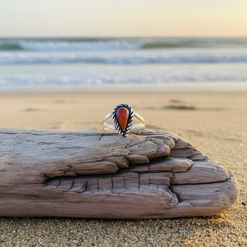 Women’s Great Spirit Semiprecious Stone Inlaid Rings