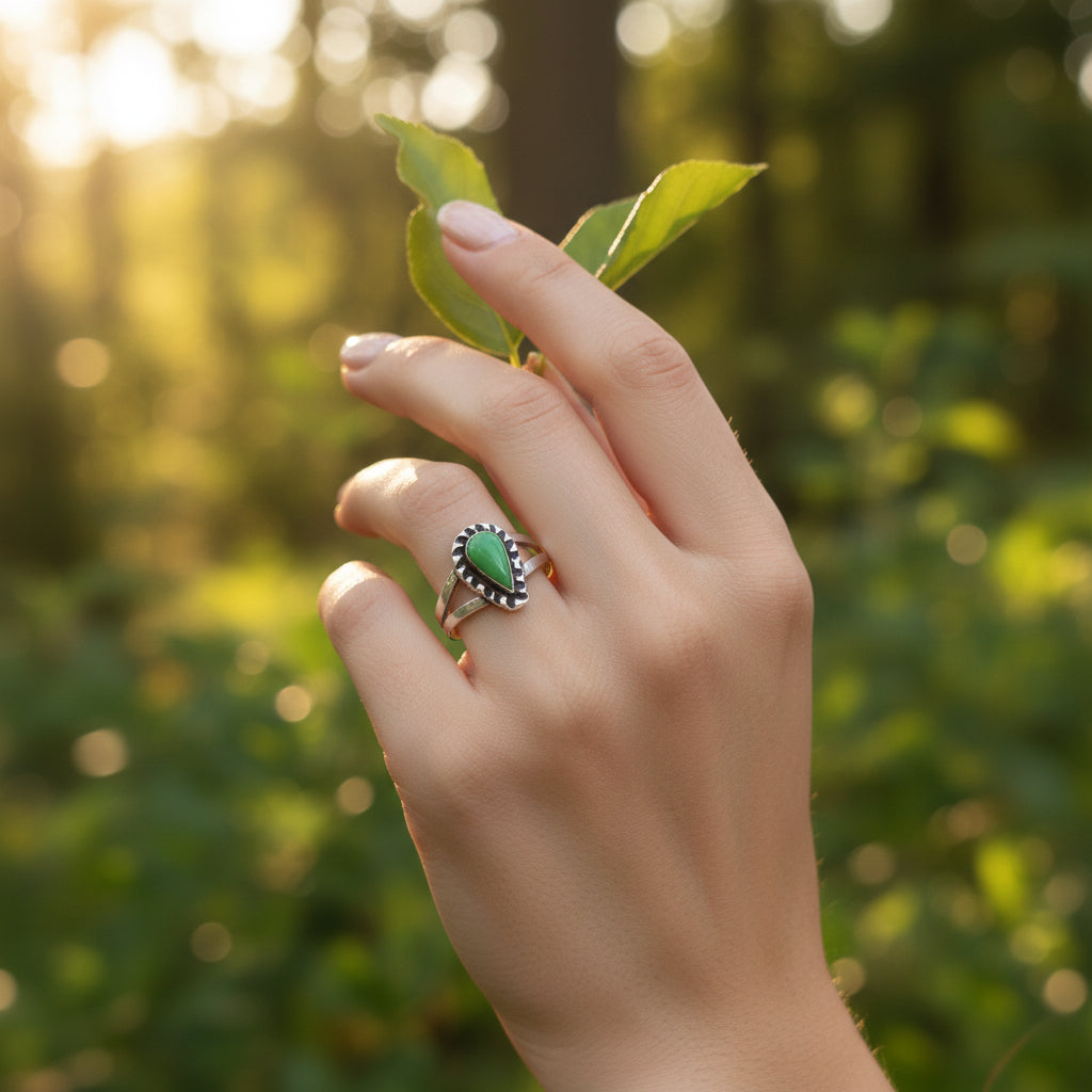 Women’s Great Spirit Semiprecious Stone Inlaid Rings