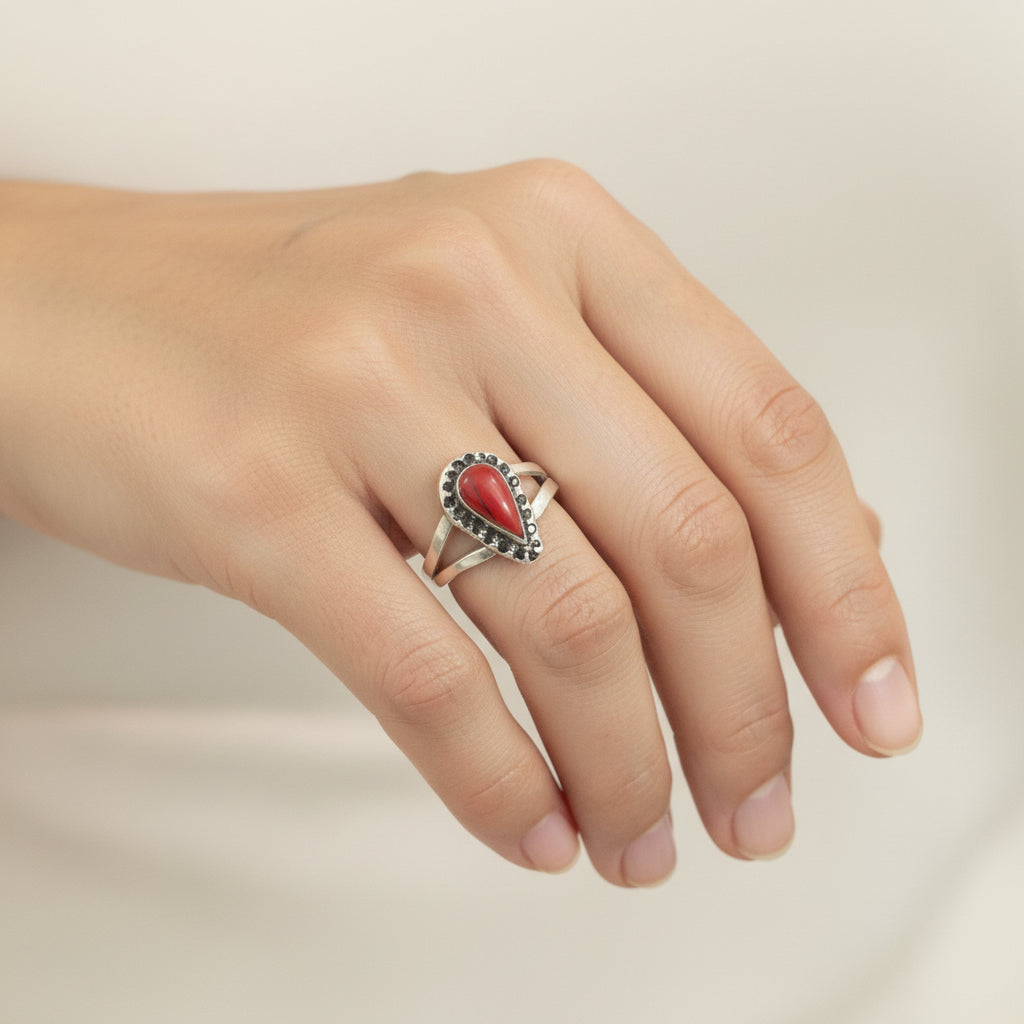 Women’s Great Spirit Semiprecious Stone Inlaid Rings
